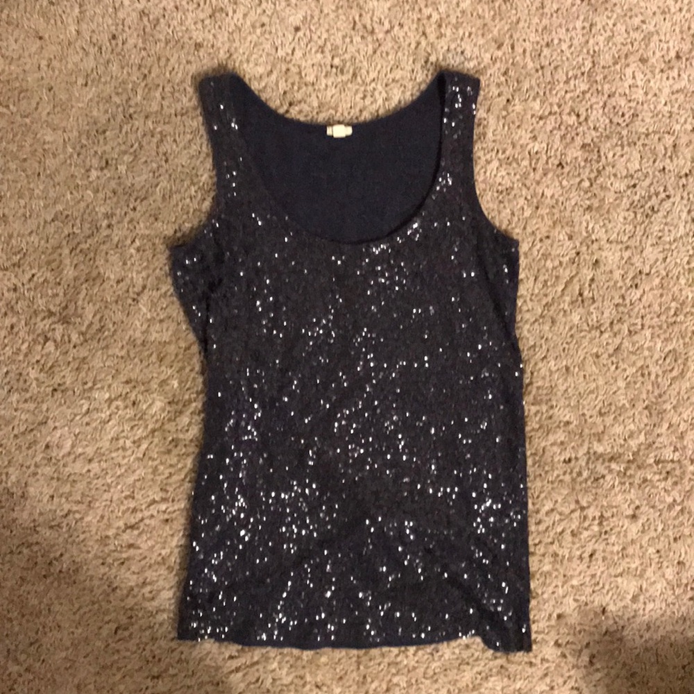 J Crew Sequin Tank Top